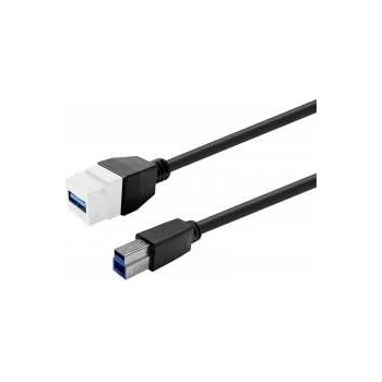 VivoLink Keystone White USB3.0 A-Female to USB3.0 B-Male
