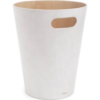 Umbra Кошче за отпадъци Woodrow бяло (082780-668)