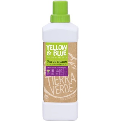 Tierra Verde Гел за пране от сапунени орехчета с масло от лавандула Tierra Verde, 1 l (16360)