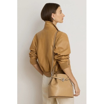 Ralph Lauren чанта с дълга дръжка дамска от кожа (431982787)