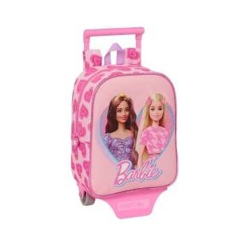 Barbie Училищна чанта с колелца Barbie Love Розов 22 x 27 x 10 cm