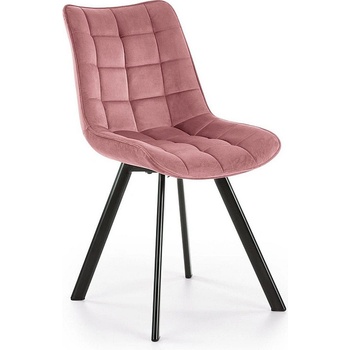 Halmar Трапезен стол k332 розовов / черно