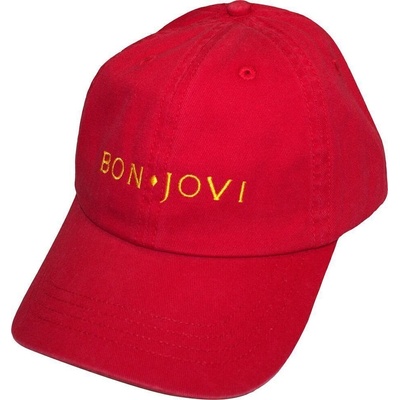 Bon Jovi Original Logo Red UNI (BONJCAP01R)