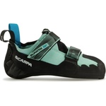 Scarpa Дамски обувки с велкро Scarpa Women's Quantix SF Climbing shoes - Aqua / Black - размер 35, 5 (EU) (301-0750-0112)