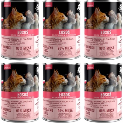 PetRepublic kousky v omáčce s lososem 6 x 400 g