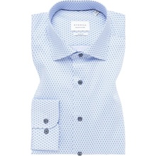 Eterna pánska košeľa slim fit vzorovaná modrá