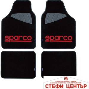 Sparco Стелки мокет SPC1903A Sparco Черни-Червени 4БР/К-Т (51418) - steficenter