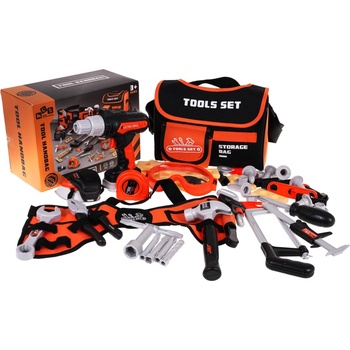 RKToys Dětské nářadí s opaskem a taškou 48 dílů