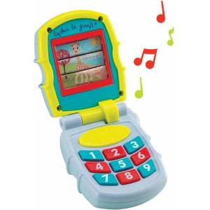 Sophie la Girafe Музикална играчка Sophie la Girafe - Телефон с капаче (S230777)
