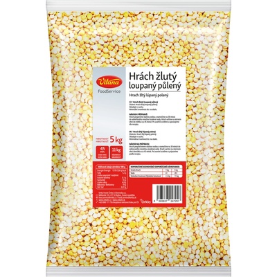 Orkla Hrách žlutý loupaný půlený 5 kg