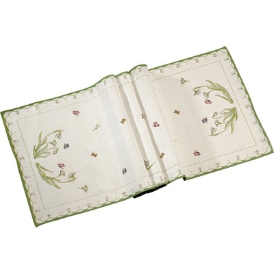 Villeroy&Boch Colourful Spring gobelínový běhoun Snowdrop 143 x 49 x 0,2 cm