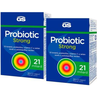 GS Probiotic Strong 2 x 30+10 kapslí