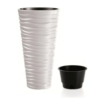 Prosperplast SAND SLIM Květináč 34,9 cm bílý – Hledejceny.cz