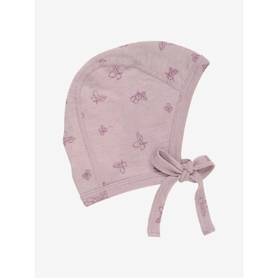 Detská čiapka z merino vlny a hodvábu Nirvana pink Fixoni