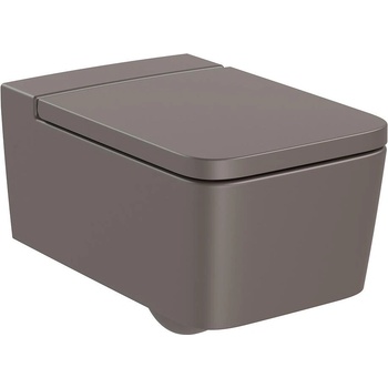 Roca Конзолна тоалетна чиния A346537660, седалка и капак, порцелан, кафе, 44x37x56см (A346537660)