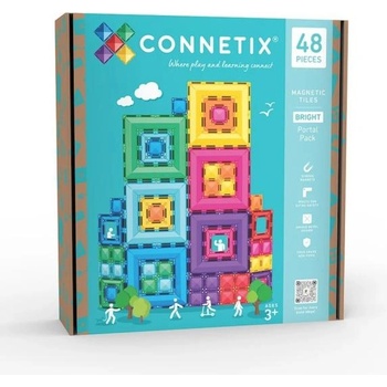 CONNETIX CONNETIX® Bright Portal Pack магнитен строителен комплект 48 бр (CT-B-00048-PP)