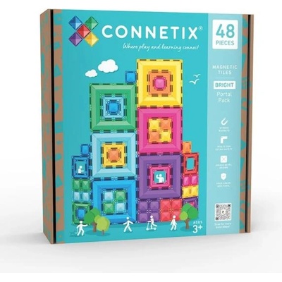 CONNETIX CONNETIX® Bright Portal Pack магнитен строителен комплект 48 бр