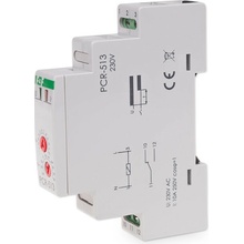 PCR-513/230 - Časové relé na oneskorenie zapnutia, 230V, 10A, 1x NO/NC