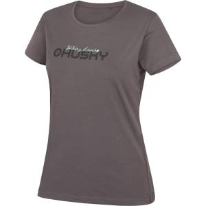 HUSKY Дамско памучно тениске Husky Tee Hike L сиво HUSKY | Siv | ЖЕНИ | XXL