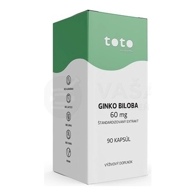 TOTO Ginko Biloba 60 mg 90 kapsúl