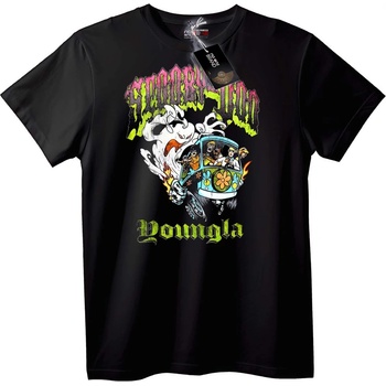 NOONEBRAND Тениска Болна повръщаща кола - 6XL, Black