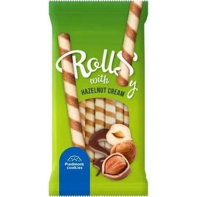 Piedmont cookies trubičky hazelnut cream 160 g
