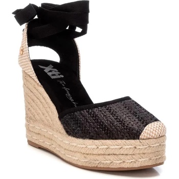 XTI 143951 Wedge Espadrilles - Black (Black)