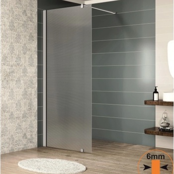 Image 1 of Inter Ceramic Статичен параван за баня Роис 70х200 см, матирано стъкло, профил хром (ics 113fs/70 nano)