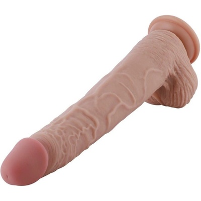 Hismith HSA41 silikónové dildo s prísavkou a konektorom KlicLok 28 x 4,5–5 cm