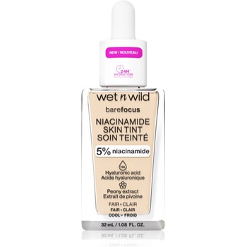 Image 1 of Wet n Wild BareFocus Niacinamide Skin Tint лек хидратиращ фон дьо тен цвят Fair (Neutral) 32ml