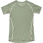 Devold Дамско мериносово термобельо Devold Women's Lauparen Merino 190 Base Tee Merino base layer - Fog - размер XS (115-2427-0111)