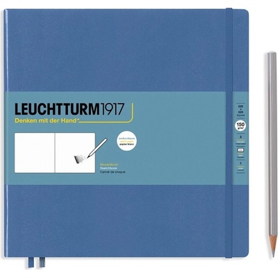 Leuchtturm1917 Skicák 22,5x22,5 cm 56 l šmolkově modrý