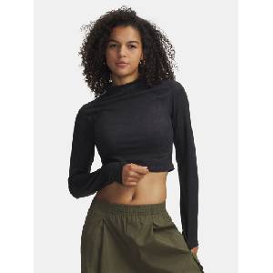 Under Armour Дамска тениска Under Armour Meridian Suede Effect LS-BLK Under Armour | Cheren | ЖЕНИ | XS