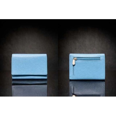 Max Original Leather Kožená peňaženka baby blue