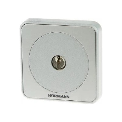 HORMANN STUP 50 4511648 - klíčový spínač pro zapuštěnou montáž, 2pólový, bez aretace, pro ovládání pohonu brány a vrat