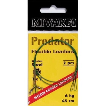 Mivardi Wire leaders (swivel + loop)