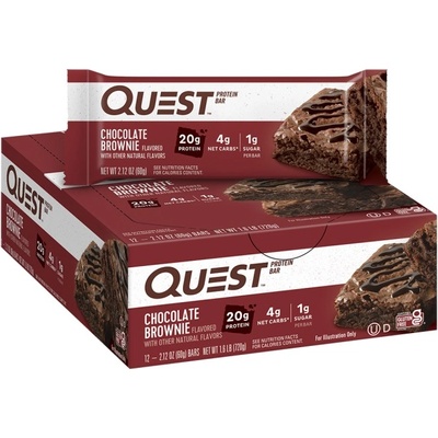Quest Nutrition Quest Bar - Chocolate Brownie [12 x 60 грама]