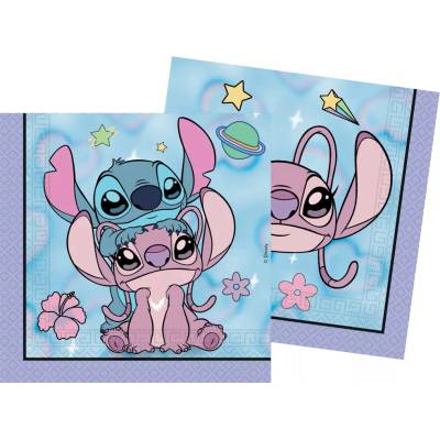 Procos Papierové servítky Stitch & Angel 33x33 cm