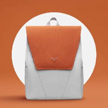 Image 1 of DELIS Раница за унисекс, Vivian GT2360, Бяла/Оранжева (GT2360)