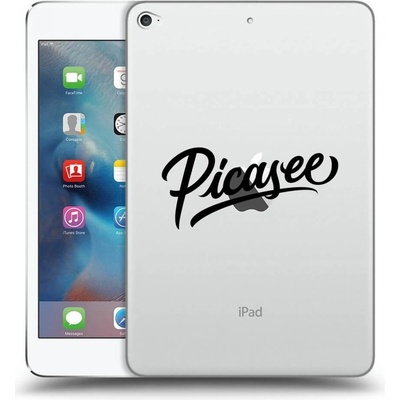 Picasee silikónový prehľadný obal pre Apple iPad mini 4 Picasee old logo black