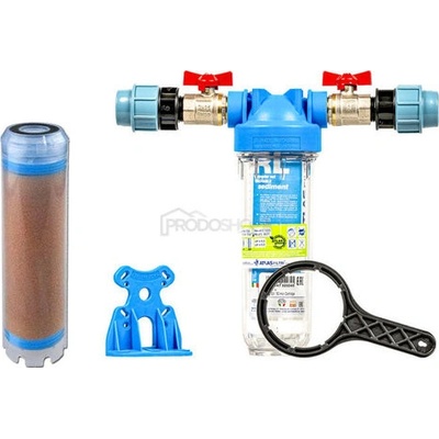 PRODO Sada filtru Senior 10 MONO. Komplet připojení 1. Filtraci železa a manganu FE 112300