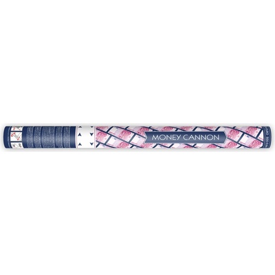 Konfety v tube bankovky