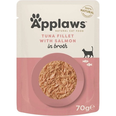 Applaws Cat Adult Broth tuňák s lososem 70 g