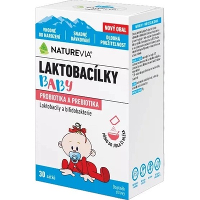 Swiss NatureVia Laktobacieľky baby 30 sáčkov