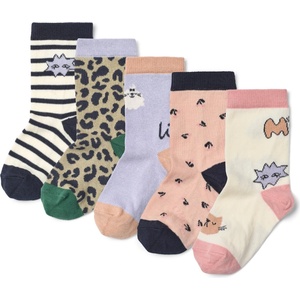 LIEWOOD Детски спортни чорапи LIEWOOD Kid's Silas Socks 5-Pack Sports socks - Mood Mix - размер 33-36 (EU) (207-1726-0116)