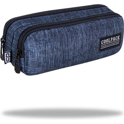 COOLPACK Ученически несесер с два ципа coolpack - clio - snow blue (c69163)