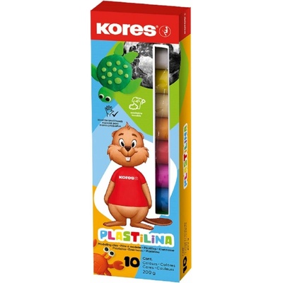 KORES modelovacia hmota 10 farieb