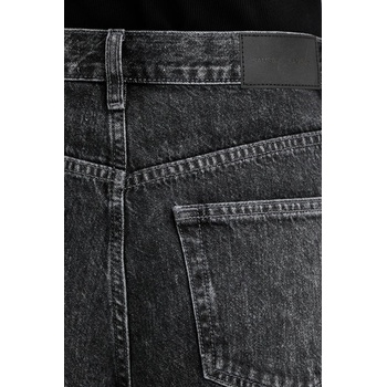 Samsoe Samsoe Дънков къс панталон Samsoe Samsoe SASHELLY в сиво с изчистен дизайн с висока талия F25100167 (F25100167)