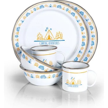 Image 1 of Camp4 Комплект емайлирана посуда camprfire 6 бр. за 2 човека (930968)