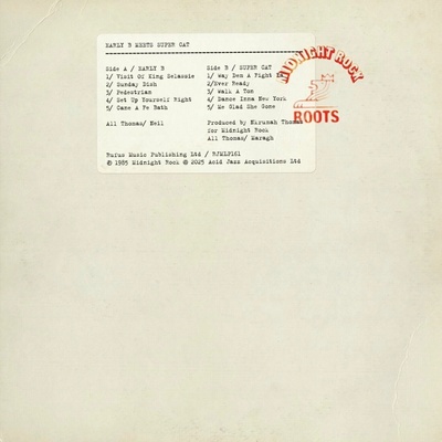 Early B & Super Cat - Early B Meets Super Cat (Reissue) LP